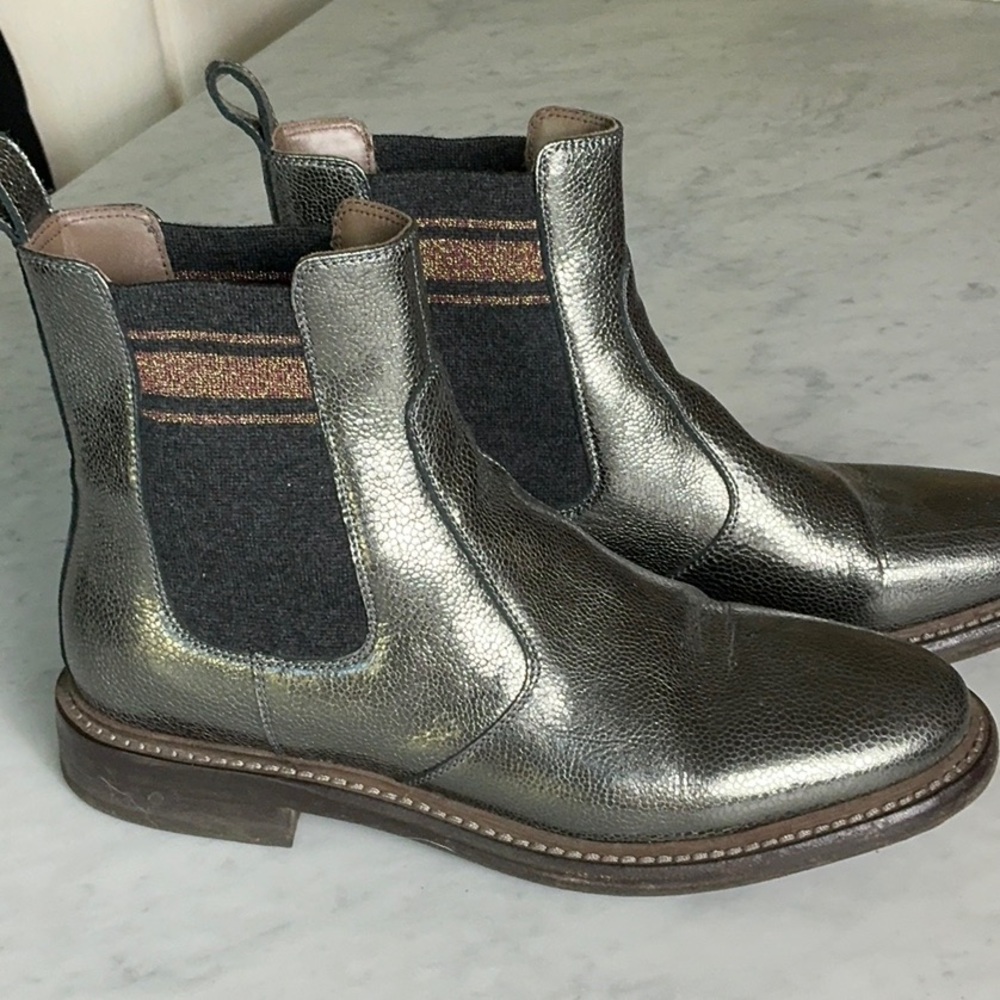 Brunello Cuccinelli Silver ankle Boot